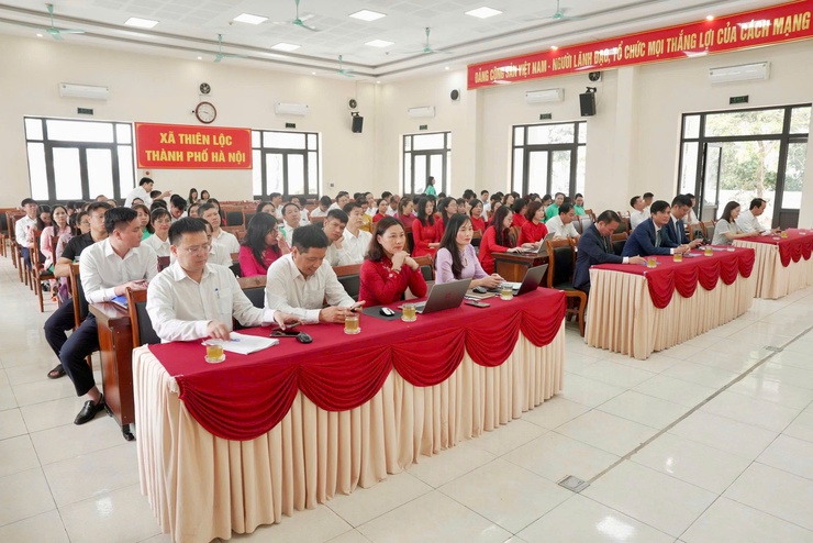 Hội nghị cán bộ, công chức, viên chức và người lao động cơ quan UBND xã Thiên Lộc năm 2026- Ảnh 5.