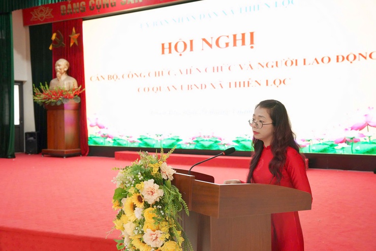 Hội nghị cán bộ, công chức, viên chức và người lao động cơ quan UBND xã Thiên Lộc năm 2026- Ảnh 15.