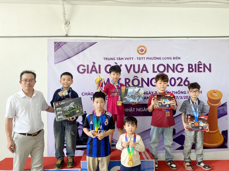Giải Cờ vua phường Long Biên mở rộng năm 2026- Ảnh 6.