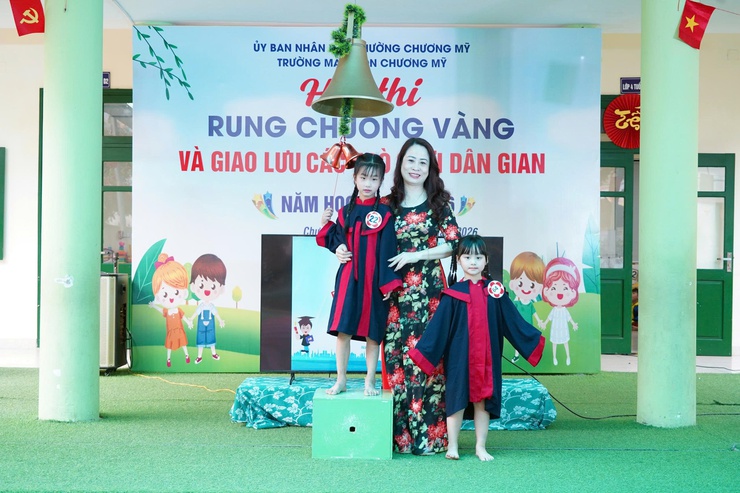 Sôi nổi hội thi “Rung chuông vàng” tại Trường Mầm non Chương Mỹ- Ảnh 13.