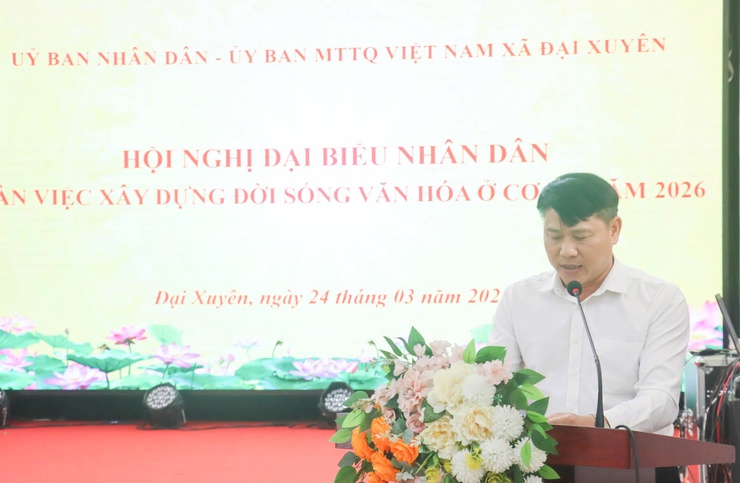 Hội nghị đại biểu nhân dân bàn việc xây dựng đời sống văn hóa ở cơ sở năm 2026- Ảnh 2.