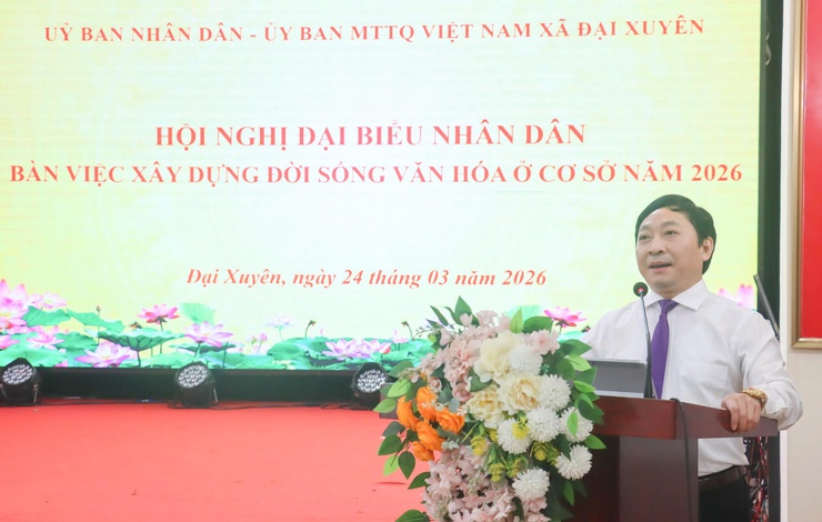 Hội nghị đại biểu nhân dân bàn việc xây dựng đời sống văn hóa ở cơ sở năm 2026- Ảnh 8.