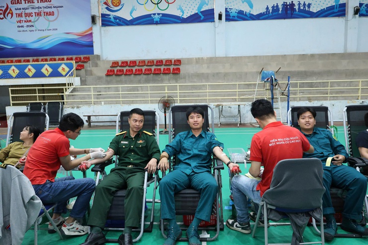 Xã Vân Đình tổ chức Ngày hội hiến máu tình nguyện năm 2026: Lan tỏa nghĩa cử cao đẹp vì cộng đồng- Ảnh 7.