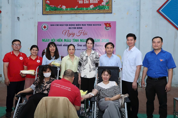 Xã Vân Đình tổ chức Ngày hội hiến máu tình nguyện năm 2026: Lan tỏa nghĩa cử cao đẹp vì cộng đồng- Ảnh 1.