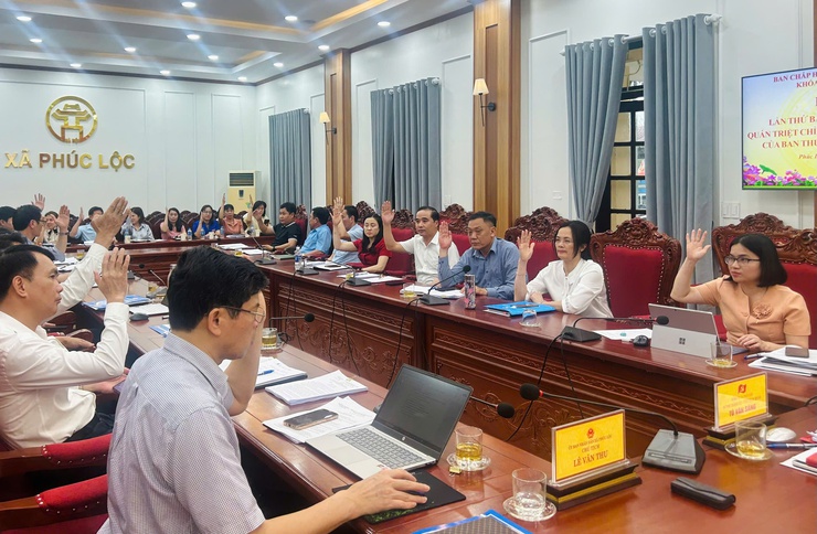 Ban Chấp hành Đảng bộ xã Phúc Lộc khoá I, nhiệm kỳ 2025-2030 tổ chức Hội nghị lần thứ ba, sơ kết quý I năm 2026- Ảnh 9.