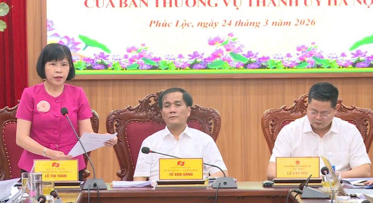 Ban Chấp hành Đảng bộ xã Phúc Lộc khoá I, nhiệm kỳ 2025-2030 tổ chức Hội nghị lần thứ ba, sơ kết quý I năm 2026- Ảnh 2.