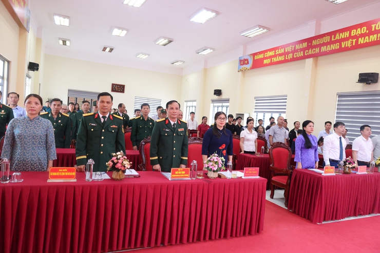 Xã Hòa Phú: Lễ trao bằng Tổ quốc ghi công cho thân nhân Liệt sĩ Nguyễn Văn Giao- Ảnh 1.