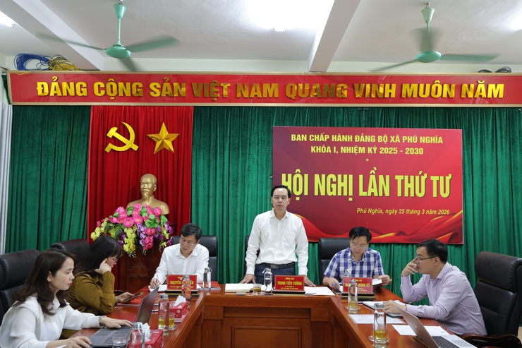 Ban chấp hành Đảng bộ xã Phú Nghĩa tổ chức Hội nghị lần thứ Tư với nhiều nội dung quan trọng- Ảnh 13.