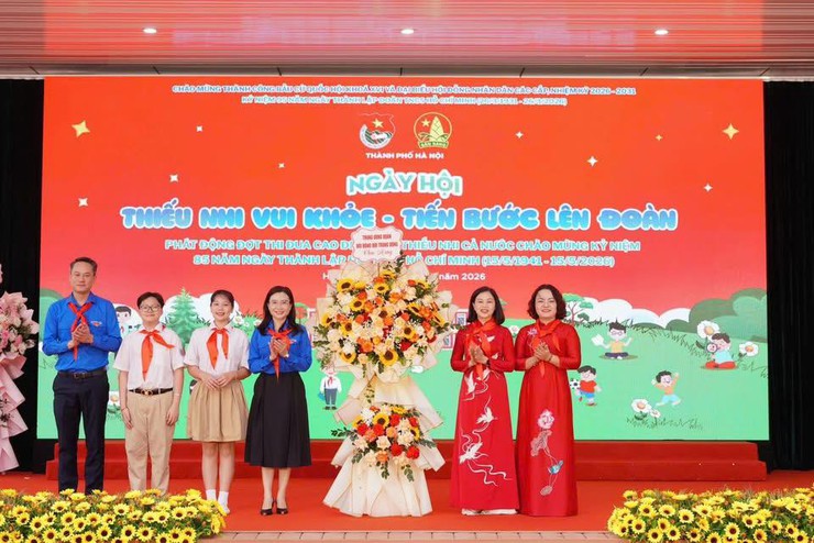 Mô hình điểm cấp Thành phố Ngày hội "Thiếu nhi vui khỏe - Tiến bước lên Đoàn" năm học 2026 - 2031- Ảnh 6.