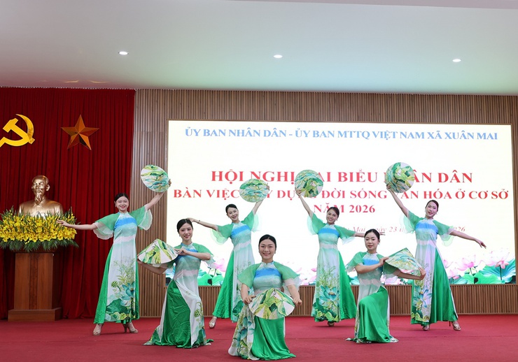 Xã Xuân Mai bàn giải pháp xây dựng đời sống văn hóa cơ sở năm 2026- Ảnh 1.