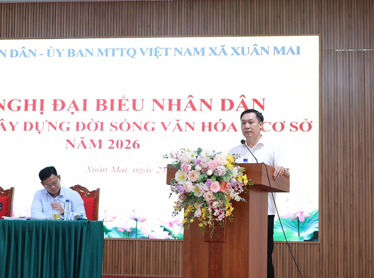 Xã Xuân Mai bàn giải pháp xây dựng đời sống văn hóa cơ sở năm 2026- Ảnh 11.