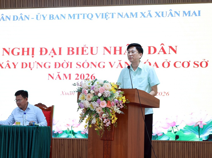 Xã Xuân Mai bàn giải pháp xây dựng đời sống văn hóa cơ sở năm 2026- Ảnh 12.