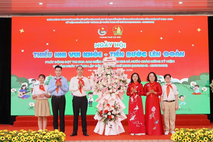 Mô hình điểm cấp Thành phố Ngày hội "Thiếu nhi vui khỏe - Tiến bước lên Đoàn" năm học 2026 - 2031- Ảnh 7.