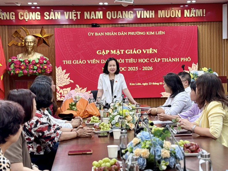 GẶP MẶT GIÁO VIÊN DỰ THI GIÁO VIÊN DẠY GIỎI TIỂU HỌC CẤP THÀNH PHỐ- Ảnh 4.