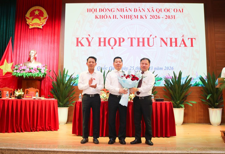 Quốc Oai tổ chức thành công Kỳ họp thứ nhất HĐND xã khóa II, nhiệm kỳ 2026–2031- Ảnh 20.