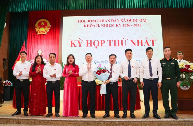 Quốc Oai tổ chức thành công Kỳ họp thứ nhất HĐND xã khóa II, nhiệm kỳ 2026–2031- Ảnh 25.