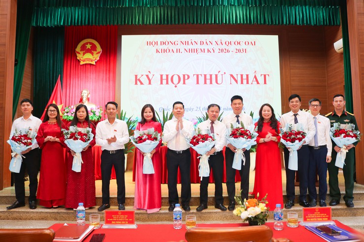 Quốc Oai tổ chức thành công Kỳ họp thứ nhất HĐND xã khóa II, nhiệm kỳ 2026–2031- Ảnh 26.
