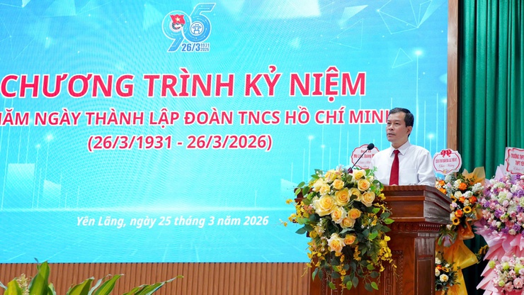 ĐOÀN THANH NIÊN XÃ YÊN LÃNG TỔ CHỨC LỄ KỈ NIỆM 95 NĂM NGÀY THÀNH LẬP ĐOÀN THANH NIÊN CỘNG SẢN HỒ CHÍ MINH (26/3/1931 – 26/3/2026)- Ảnh 3.