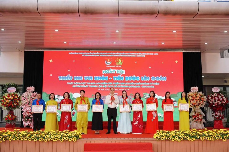 Mô hình điểm cấp Thành phố Ngày hội "Thiếu nhi vui khỏe - Tiến bước lên Đoàn" năm học 2026 - 2031- Ảnh 18.
