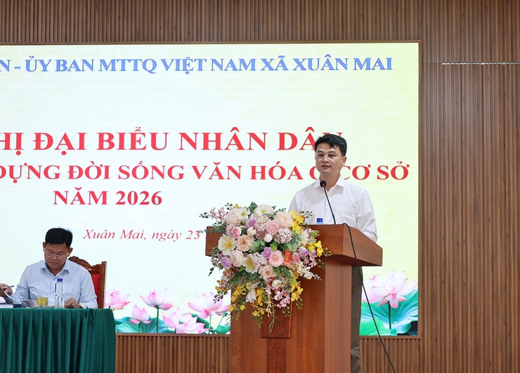 Xã Xuân Mai bàn giải pháp xây dựng đời sống văn hóa cơ sở năm 2026- Ảnh 6.