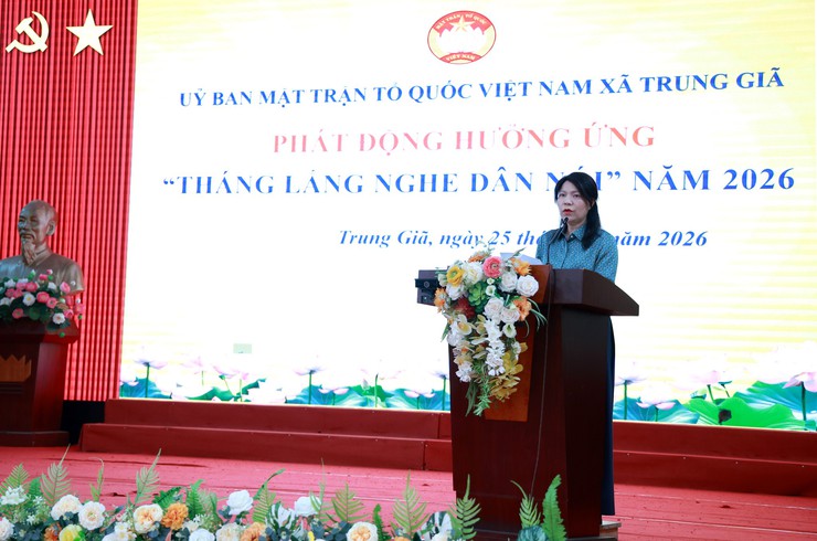 ỦY BAN NHÂN DÂN - ỦY BAN MTTQ VIỆT NAM XÃ TRUNG GIÃ TỔ CHỨC HỘI NGHỊ ĐẠI BIỂU NHÂN DÂN BÀN VIỆC XÂY DỰNG ĐỜI SỐNG VĂN HÓA Ở CƠ SỞ NĂM 2026- Ảnh 1.