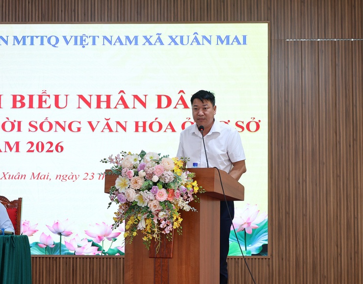 Xã Xuân Mai bàn giải pháp xây dựng đời sống văn hóa cơ sở năm 2026- Ảnh 8.