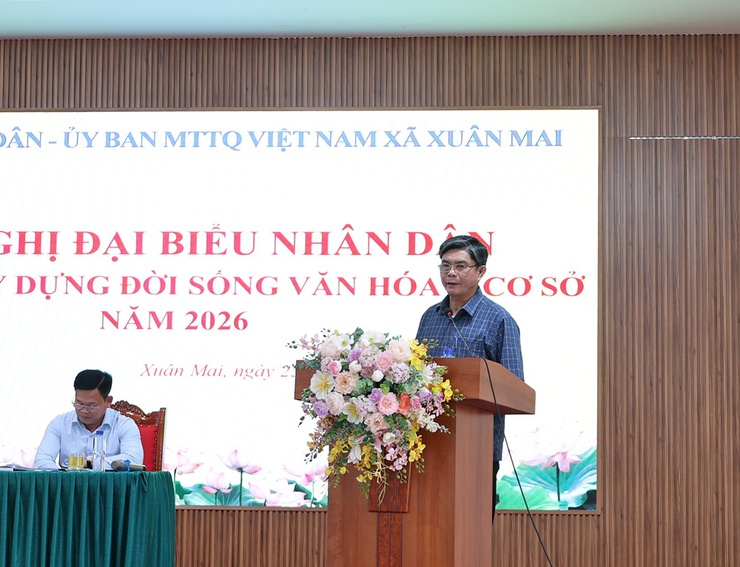 Xã Xuân Mai bàn giải pháp xây dựng đời sống văn hóa cơ sở năm 2026- Ảnh 9.