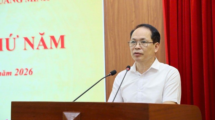 Hội nghị Ban Chấp hành Đảng bộ xã Quang Minh
 lần thứ V- Ảnh 3.