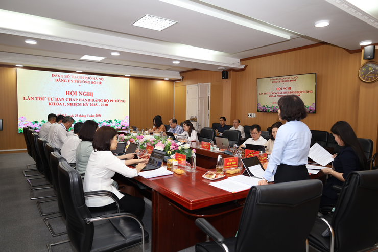 Hội nghị lần thứ 04 Ban Chấp hành Đảng bộ phường Bồ Đề khóa I: Quyết tâm siết chặt kỷ cương, thực hiện thắng lợi nhiệm vụ trọng tâm quý II/2026- Ảnh 1.