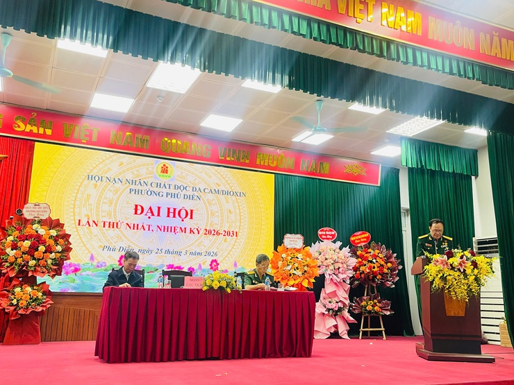 Đại hội Đại biểu Hội nạn nhân chất độc da cam/dioxin phường Phú Diễn, lần thứ nhất, nhiệm kỳ 2026-2031- Ảnh 2.