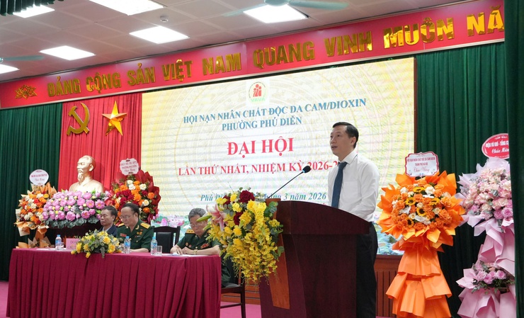 Đại hội Đại biểu Hội nạn nhân chất độc da cam/dioxin phường Phú Diễn, lần thứ nhất, nhiệm kỳ 2026-2031- Ảnh 3.