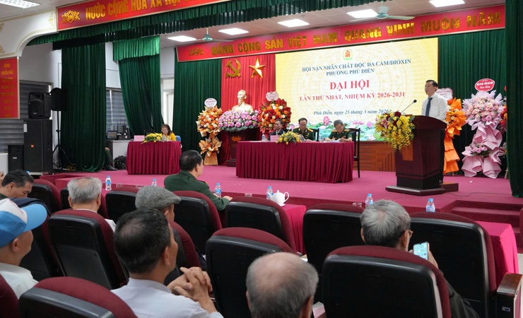 Đại hội Đại biểu Hội nạn nhân chất độc da cam/dioxin phường Phú Diễn, lần thứ nhất, nhiệm kỳ 2026-2031- Ảnh 10.