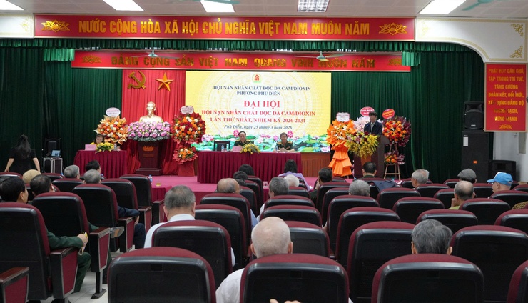 Đại hội Đại biểu Hội nạn nhân chất độc da cam/dioxin phường Phú Diễn, lần thứ nhất, nhiệm kỳ 2026-2031- Ảnh 12.