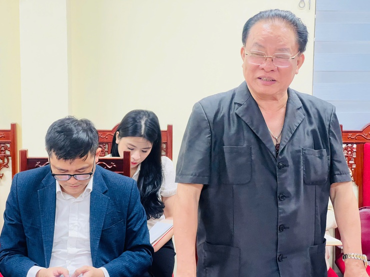 UBND xã tổ chức hội nghị làm việc với Phòng Kinh tế và các chủ đầu tư hạ tầng cụm công nghiệp trên địa bàn- Ảnh 5.