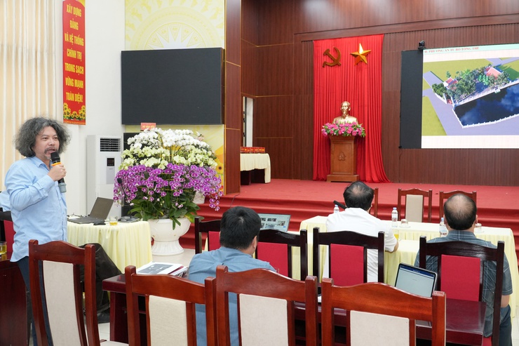 Xã Chuyên Mỹ tổ chức hội nghị làm việc về công tác bảo tồn và phát triển làng nghề- Ảnh 4.