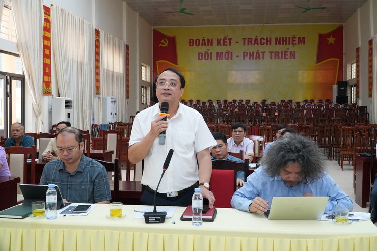 Xã Chuyên Mỹ tổ chức hội nghị làm việc về công tác bảo tồn và phát triển làng nghề- Ảnh 3.