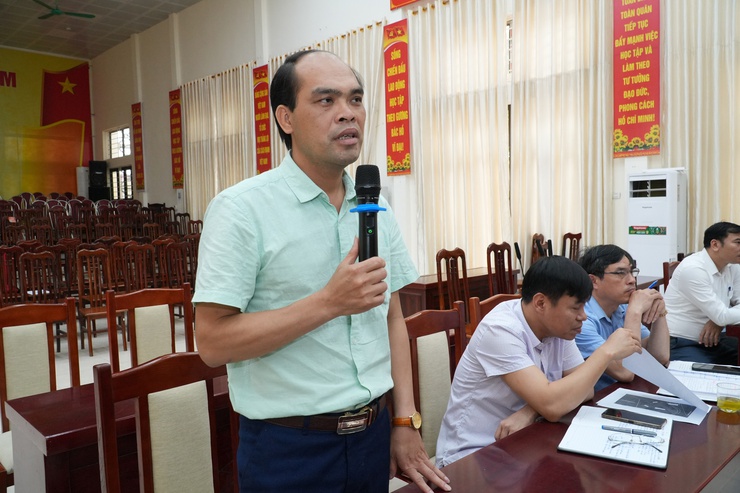 Xã Chuyên Mỹ tổ chức hội nghị làm việc về công tác bảo tồn và phát triển làng nghề- Ảnh 5.