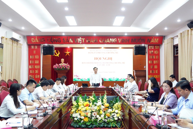 Hội nghị lần thứ tám Ban Chấp hành Đảng bộ phường Chương Mỹ khóa I, nhiệm kỳ 2025 – 2030- Ảnh 2.