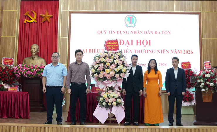 Quỹ tín dụng nhân dân Đa Tốn tổ chức Đại hội đại biểu thành viên thường niên năm 2026- Ảnh 2.