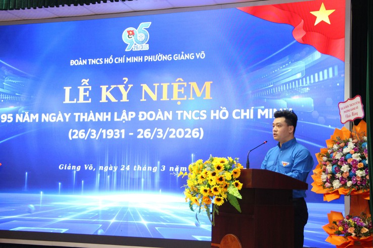 Đoàn phường long trọng tổ chức Lễ kỷ niệm 95 năm Ngày thành lập đoàn TNCS Hồ Chí Minh (26/3/1931-26/3/2026)- Ảnh 2.