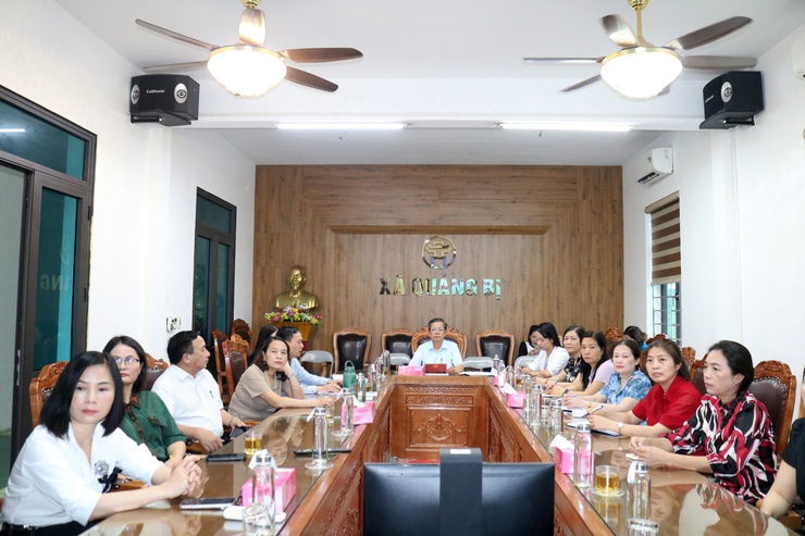 Xã Quảng Bị tham dự Hội nghị trực tuyến tập huấn điều tra cơ sở hành chính, sự nghiệp năm 2026- Ảnh 2.