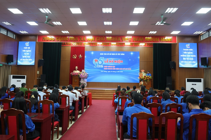 Xã Tiến Thắng tổ chức Lễ kỷ niệm 95 năm ngày thành lập Đoàn TNCS Hồ Chí Minh
- Ảnh 1.