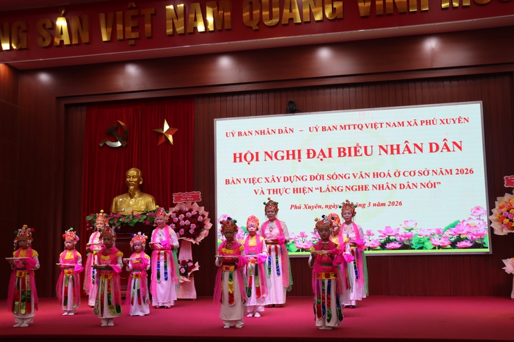 Hội nghị Đại biểu Nhân dân bàn việc xây dựng đời sống văn hoá ở cơ sở và thực hiện “Lắng nghe Nhân dân nói”- Ảnh 3.