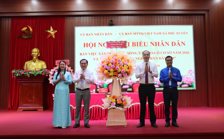 Hội nghị Đại biểu Nhân dân bàn việc xây dựng đời sống văn hoá ở cơ sở và thực hiện “Lắng nghe Nhân dân nói”- Ảnh 1.