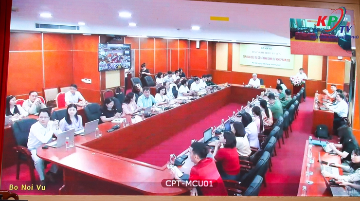 Hội nghị trực tuyến tập huấn Điều tra cơ sở hành chính, sự nghiệp năm 2026- Ảnh 1.