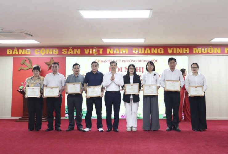 Phường Dương Nội tổng kết công tác bầu cử đại biểu Quốc hội và HĐND các cấp nhiệm kỳ 2026-2031- Ảnh 3.