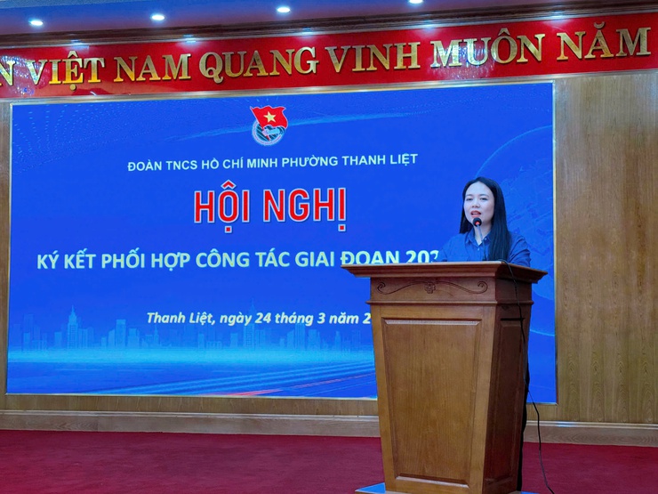 Đoàn phường Thanh Liệt  ký kết phối hợp công tác giai đoạn 2025 - 2030- Ảnh 3.