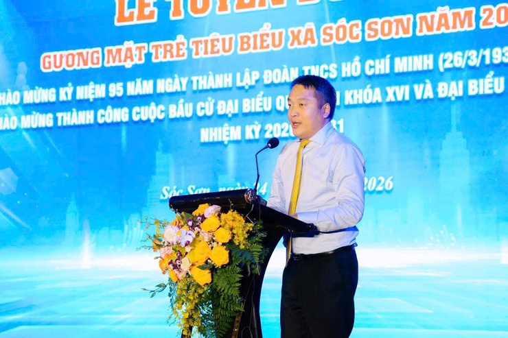 95 NĂM TỰ HÀO – XÃ SÓC SƠN TỔ CHỨC LỄ TUYÊN DƯƠNG GƯƠNG MẶT TRẺ TIÊU BIỂU LẦN THỨ NHẤT NĂM 2026- Ảnh 6.