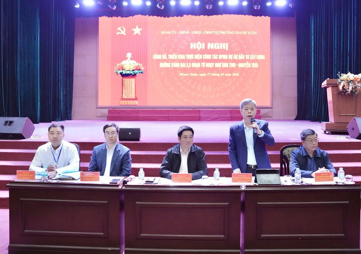 Phát huy vai trò cấp ủy trong giải phóng mặt bằng các dự án trên địa bàn thành phố Hà Nội: Từ thực tiễn dự án đường Vành đai 2,5 đoạn Ngụy Như Kon Tum - Nguyễn Trãi- Ảnh 1.