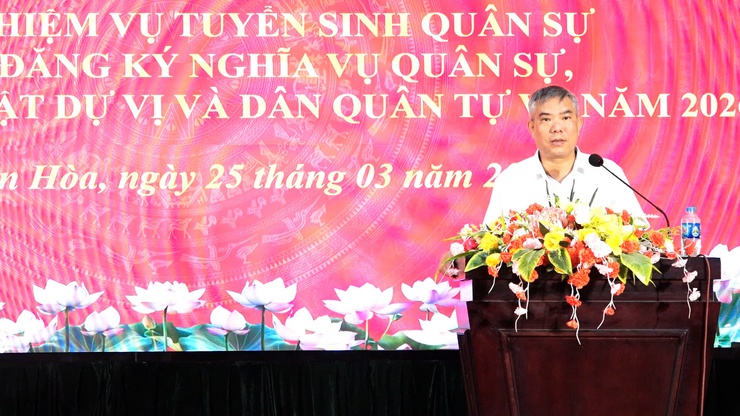 TRIỂN KHAI ĐỒNG BỘ NHIỆM VỤ TUYỂN SINH QUÂN SỰ NĂM 2026 TẠI XÃ DÂN HOÀ- Ảnh 2.